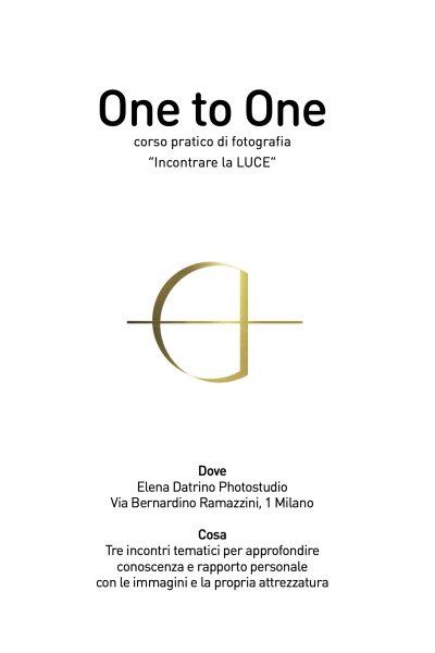 One to One -incontrare la LUCE